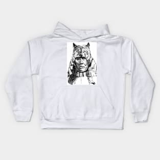 Wolf warrior #2 Kids Hoodie